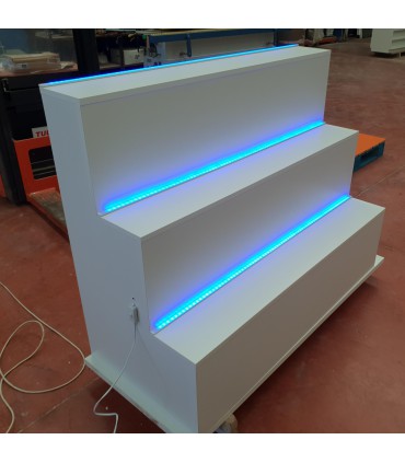 Expositor Escalera Con Iluminacion Led