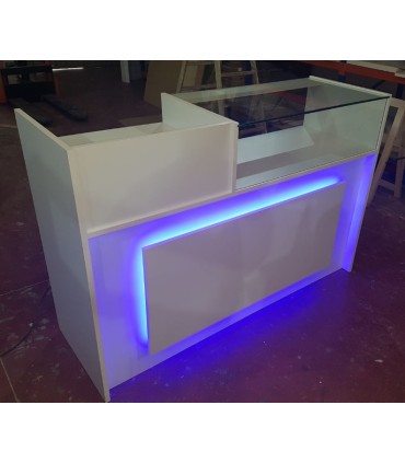 Mostrador Con Vitrina Expositora e Iluminacion Led