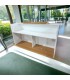 Recepcion con Sobremostrador 200x60x110cm