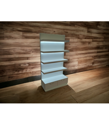 Mueble Expositor con baldas e iluminacion Led