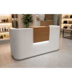 Recepción Lacada con iluminación LED