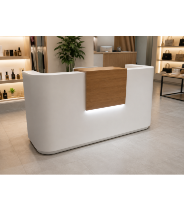 Recepción Lacada con iluminación LED