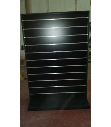 Gondola Expositora de panel de lama 125cm ancho 45cm fondo 180cm alto a una cara