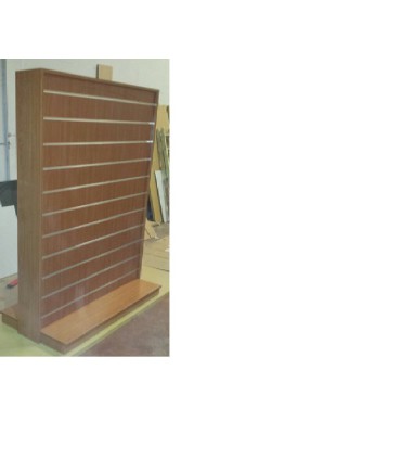 Gondola Expositora de panel de lama 125cm ancho 60cm fondo 180cm alto a dos caras