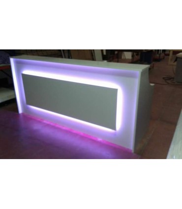 Recepcion 240x80x110cm Con Iluminacion Led RGB 