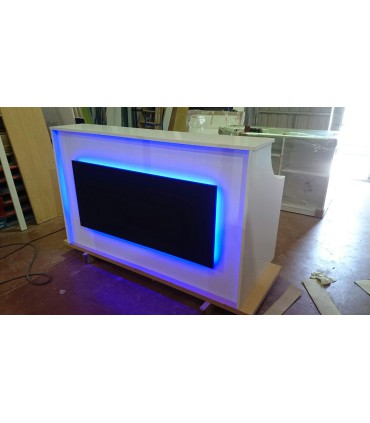 Recepcion 180x80x110cm con Iluminacion Led