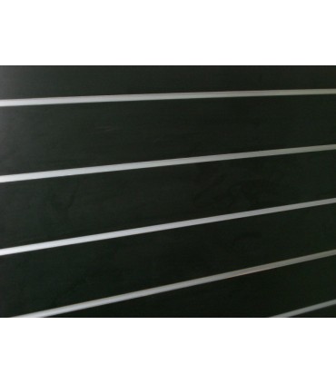 Panel de lamas color negro medidas 1.20x1.20 con perfiles de aluminio incluidos