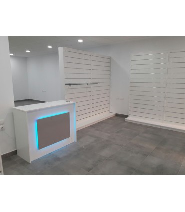 Mostrador Con iluminacion Led  120x50x95cm